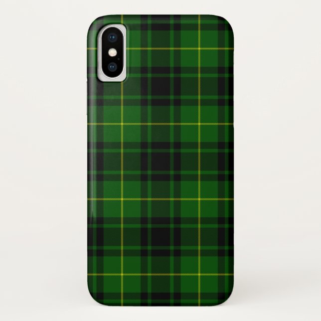 MacArthur tartan green plaid Case-Mate iPhone Case (Back)