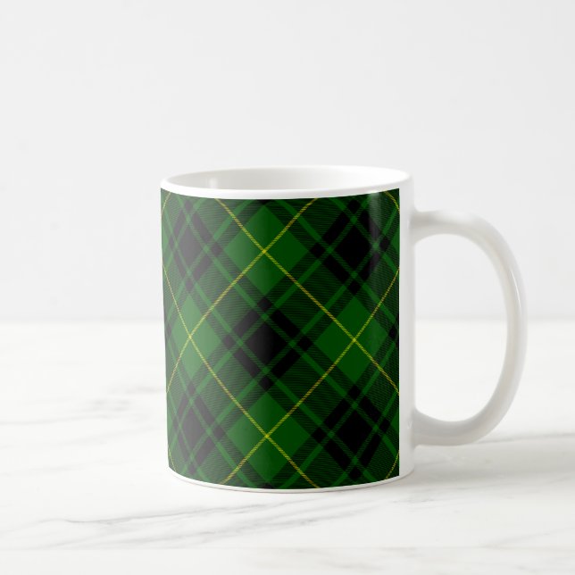MacArthur tartan green plaid Coffee Mug (Right)