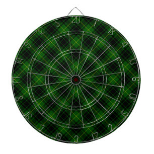 MacArthur tartan green plaid Dartboard