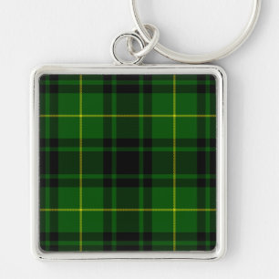 MacArthur tartan green plaid Key Ring