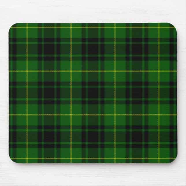 MacArthur tartan green plaid Mouse Pad (Front)