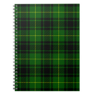 MacArthur tartan green plaid Spiral Notebook