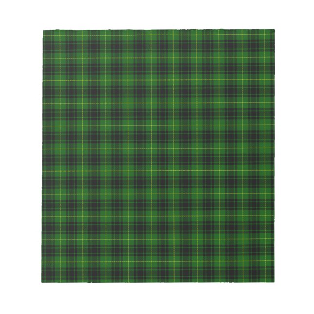 MacArthur Tartan Notepad (Front)