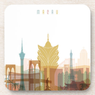 Macau, China City Skyline Coaster