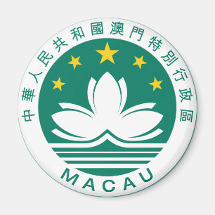 Macau Coat Of Arms Magnet