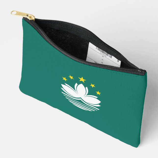 Macau flag accessory pouch (Open)