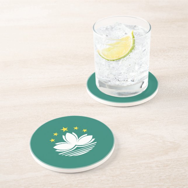 Macau flag coaster (Side)