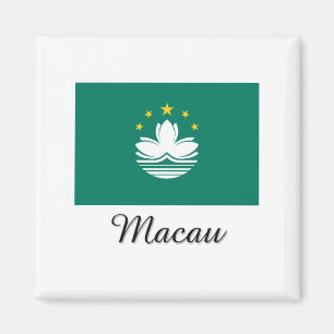 Macau Flag Design Magnet