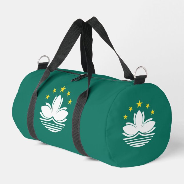 Macau flag duffle bag (Left Corner)