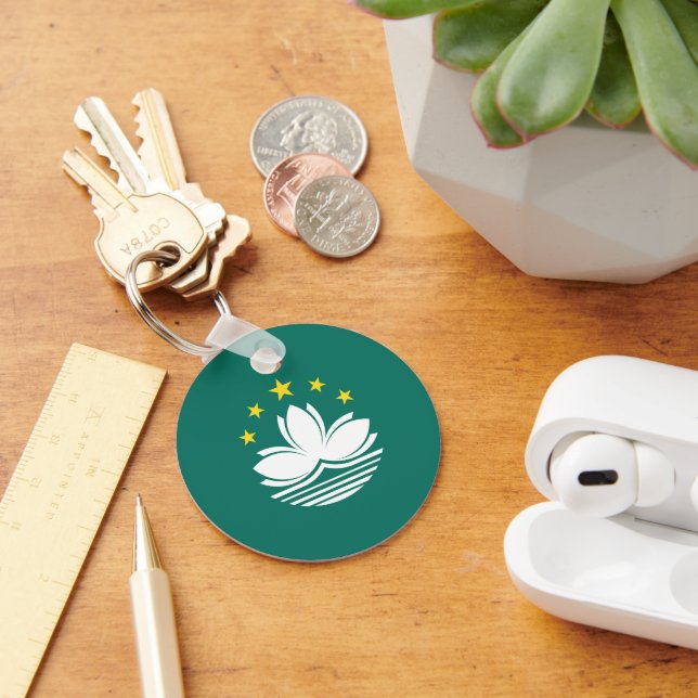 Macau flag key ring (Desk)
