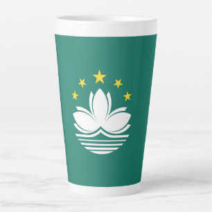 Macau flag latte mug