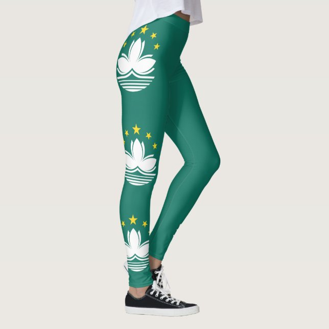 Macau Flag Leggings (Right)