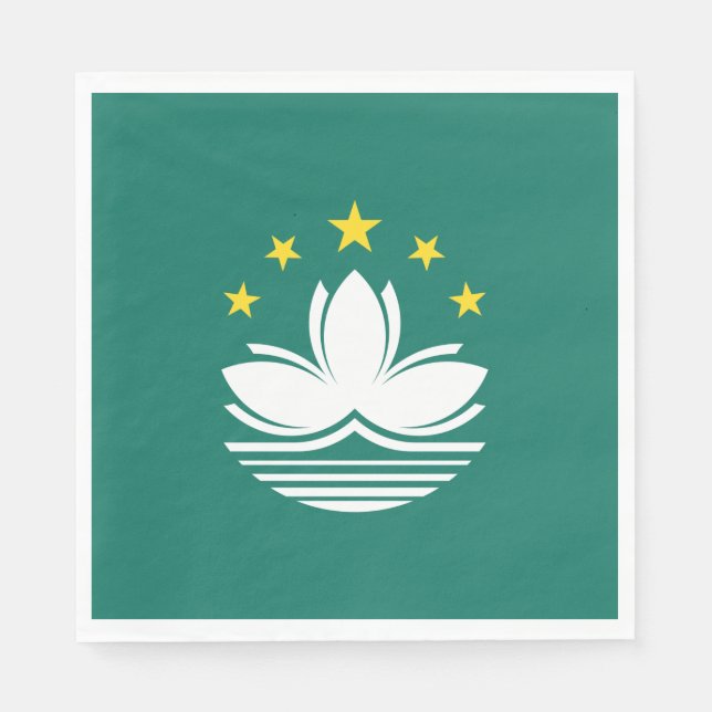 Macau Flag Napkin (Front)