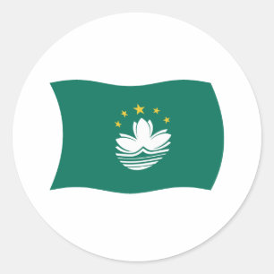 Macau Flag Sticker