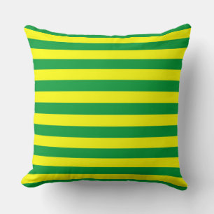 Macau flag stripes country lines symbol green yell cushion
