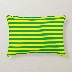Macau flag stripes country lines symbol green yell decorative cushion