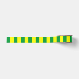 Macau flag stripes country lines symbol green yell grosgrain ribbon