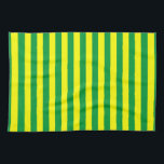 Macau flag stripes country lines symbol green yell tea towel<br><div class="desc">Macau flag stripes country lines symbol green yellow</div>