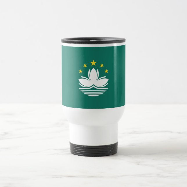 Macau Flag Travel Mug (Center)