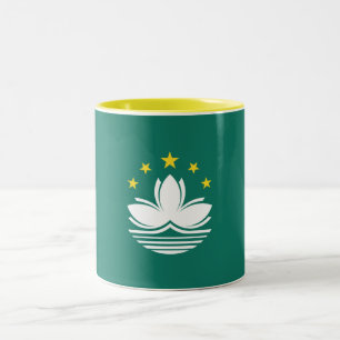 Macau Flag Two-Tone Coffee Mug
