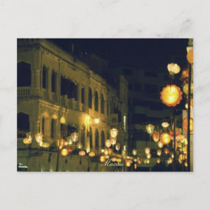 Macau Tourist destination Postcard