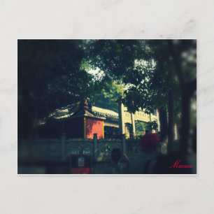 Macau Tourist Spot Postcard