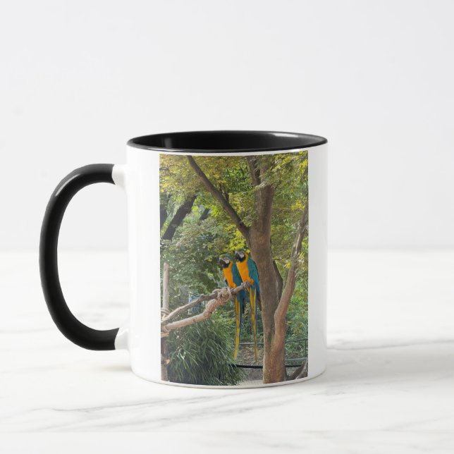 Macaw Birds Photo Mug (Left)
