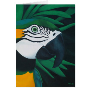 Macaw Card (Customisable)