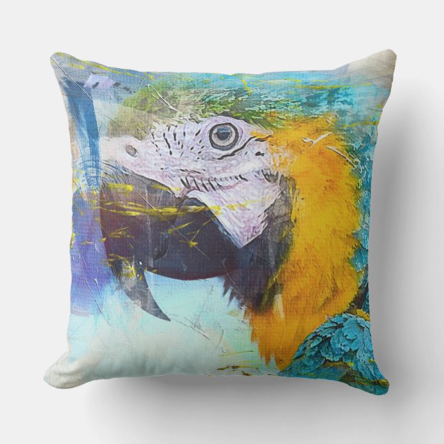 Macaw Cushion (Front)
