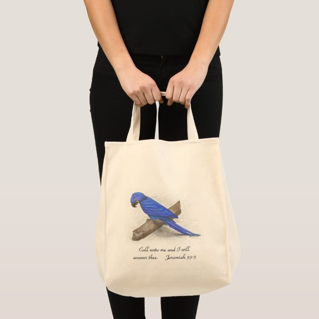 Macaw Grocery Tote Bag (Front (Product))