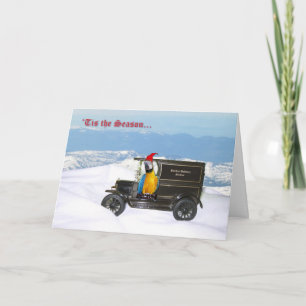 Macaw Holiday Delivery Card