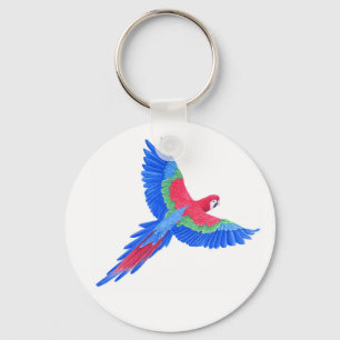 Macaw Key Ring