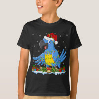 Macaw Lover Family Matching Santa Hat Macaw Christ