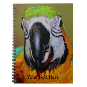 Macaw Parrot Bird Art Animal Notebook