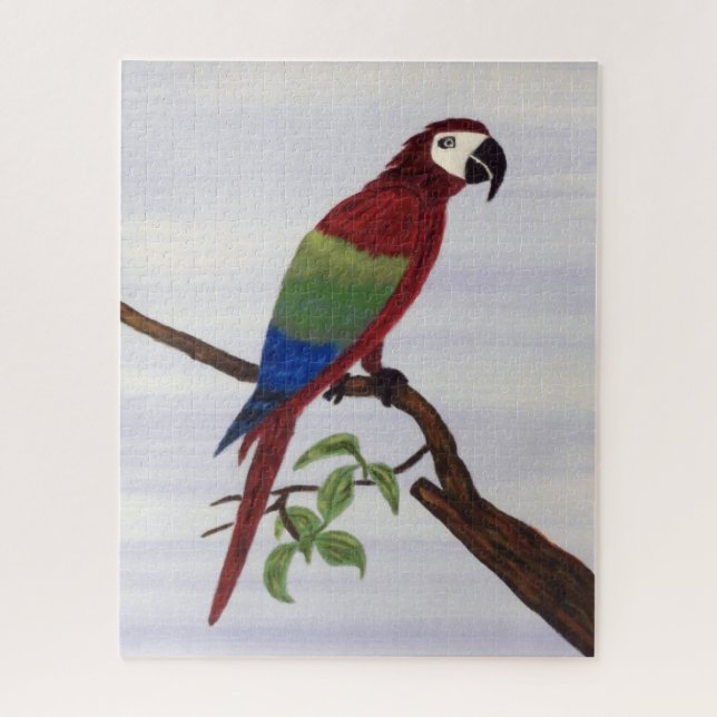 Macaw Parrot Jigsaw Puzzle (Vertical)