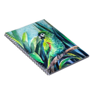 Macaw parrot notebook