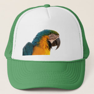 Macaw Parrot Photo Trucker Hat