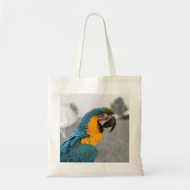 Macaw Parrot Tote Bag (Front)