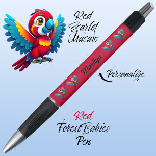 Macaw Parrot, Tropical Bird Safari Animal Red 🦜