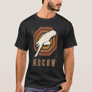 Macaw Vintage Retro Classic Animal Love T-Shirt