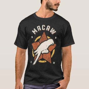 Macaw Vintage Retro Classic Animal T-Shirt