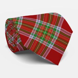 MacBain Clan Tartan Scottish Plaid Tie