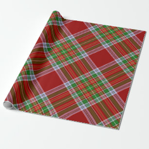 MacBain Clan Tartan Scottish Plaid Wrapping Paper