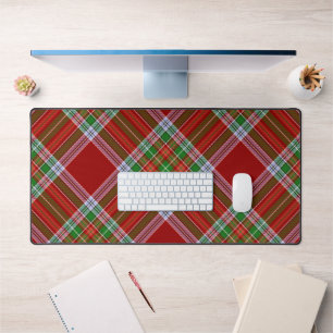 MacBain MacBean Tartan Scottish Plaid Pattern Desk Mat