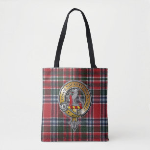 MacBain Tartan & Badge Tote Bag