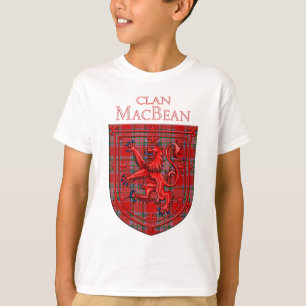 MacBean Tartan Scottish Plaid Lion Rampant T-Shirt