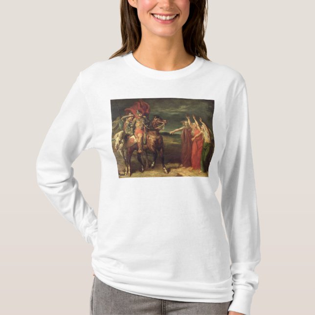 Macbeth and the Three Witches, 1855 T-Shirt (Front)
