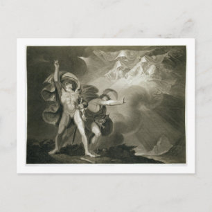 Macbeth, Banquo and the Three Witches on the Heath Postcard