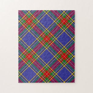 MacBeth Clan Tartan Plaid Pattern Jigsaw Puzzle