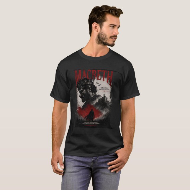 Macbeth Dark Fantasy King T-Shirt (Front Full)